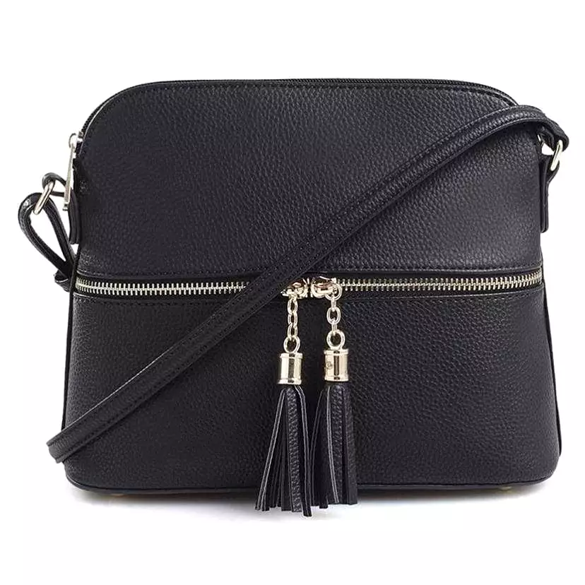 Lightweight Medium Dome Crossbody Bag