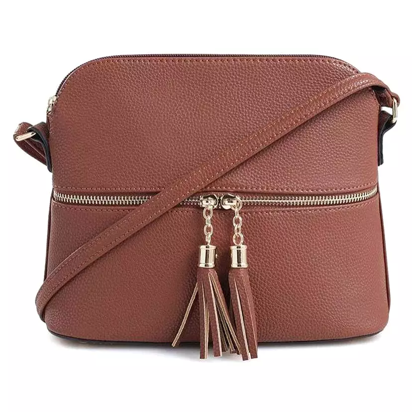 Lightweight Medium Dome Crossbody Bag