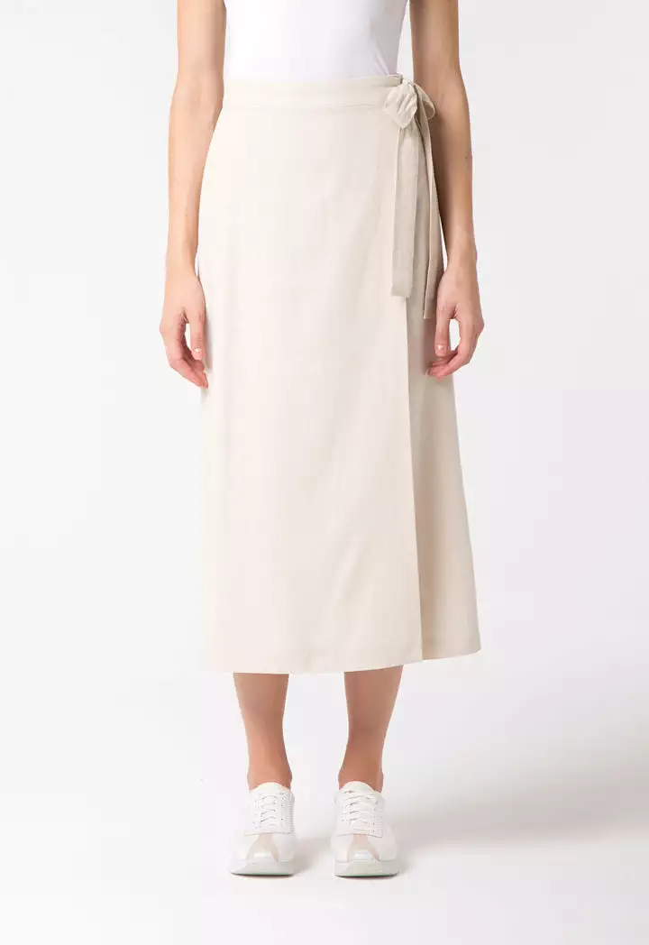 Linen Wrap Skirt