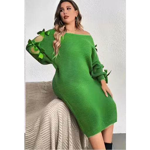 Long Sleeve Off Shoulder Dress