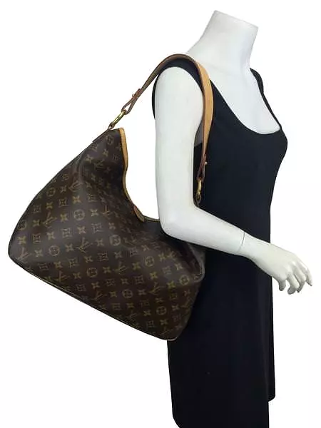 Louis Vuitton Monogram Canvas Delightful MM Hobo Bag