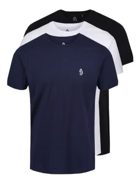 Luke 1977 Essentials Johnys Sport 3-Pack T-Shirt Blk/White/Navy