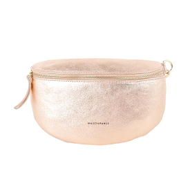 Maison Fanli - Leather Crossbody - Metallic Rose