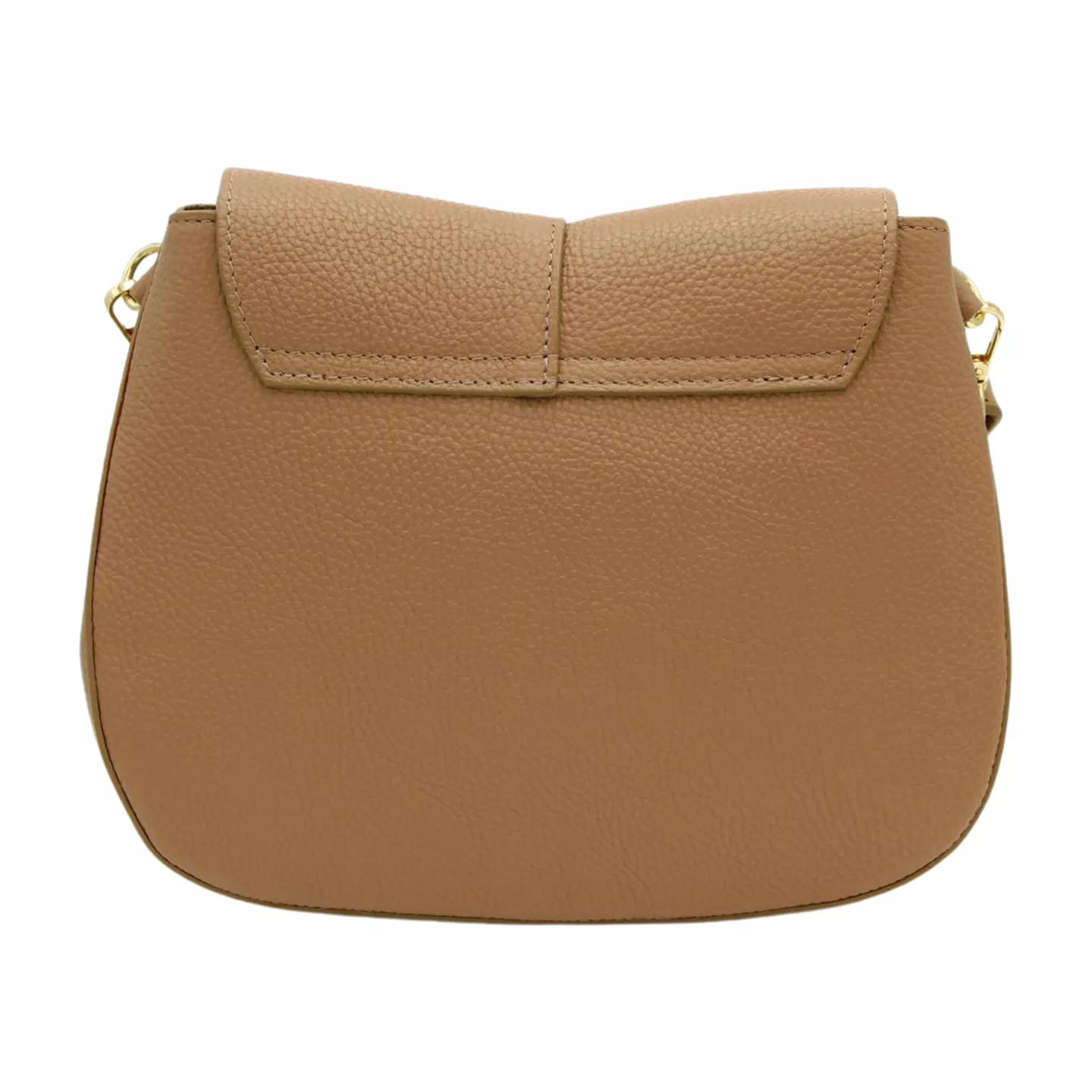 MARCO MOREO Tan Leather Saddle Bag 1816