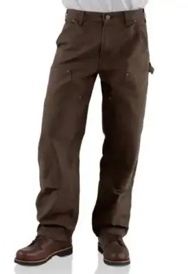 Men's Carhartt Double Front Washed Duck Loose-Original Fit Cargo Work Pants