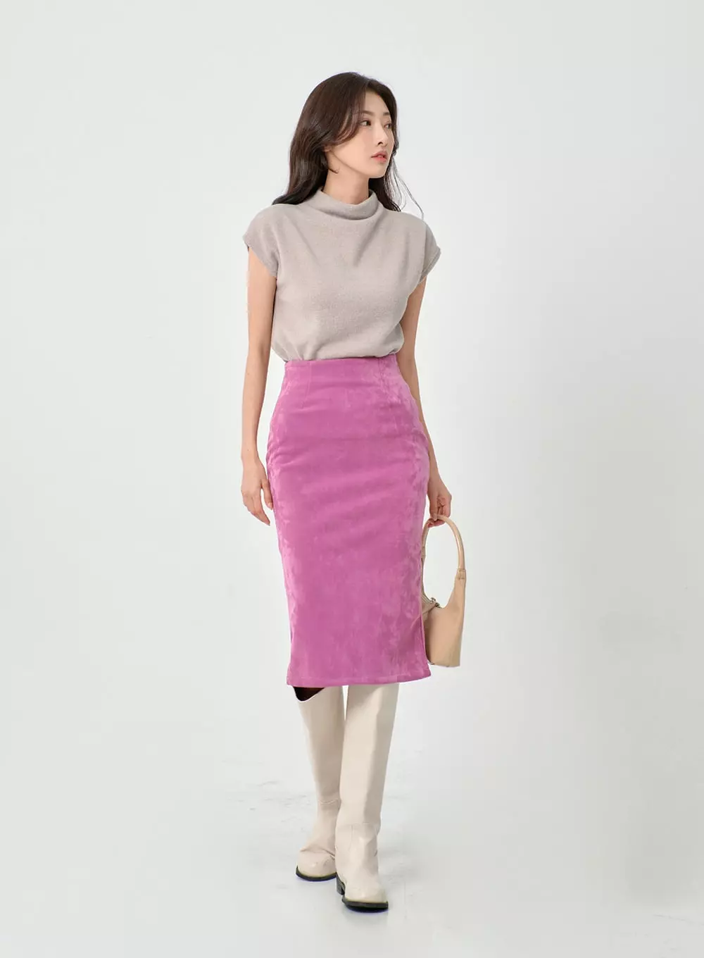 Midi Pencil Skirt IO27