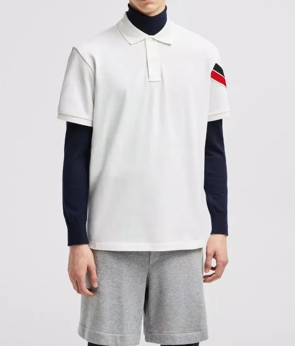 MONCLER  |Tricolor Trim T-shirt