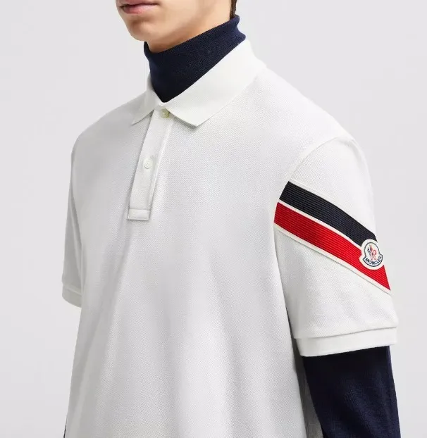 MONCLER  |Tricolor Trim T-shirt