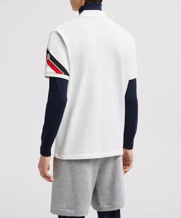 MONCLER  |Tricolor Trim T-shirt