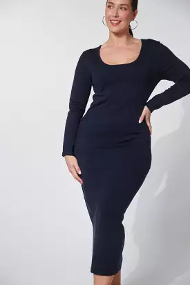 Nikolai Knit Dress - Midnight Navy