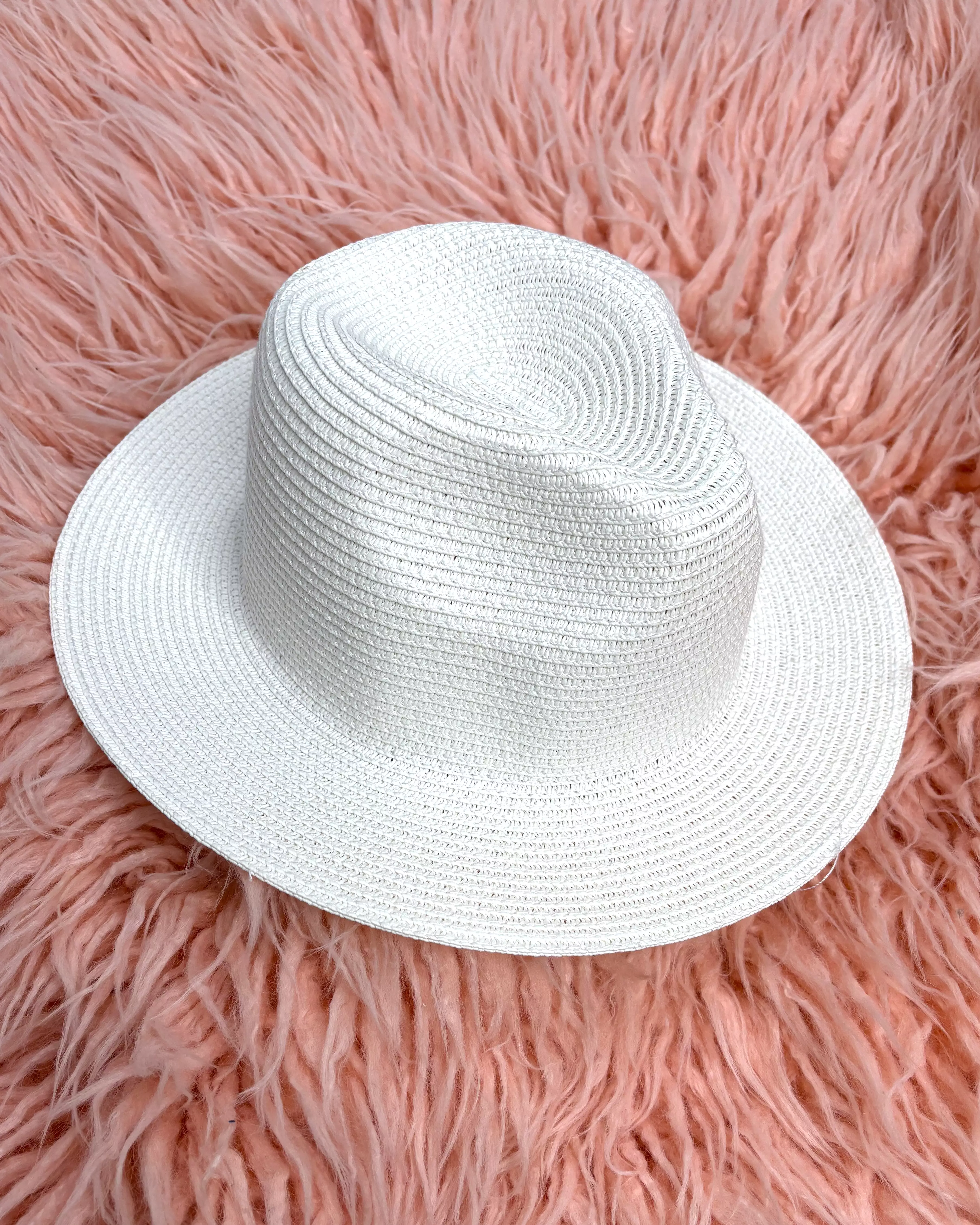 Panama Straw Hat - White