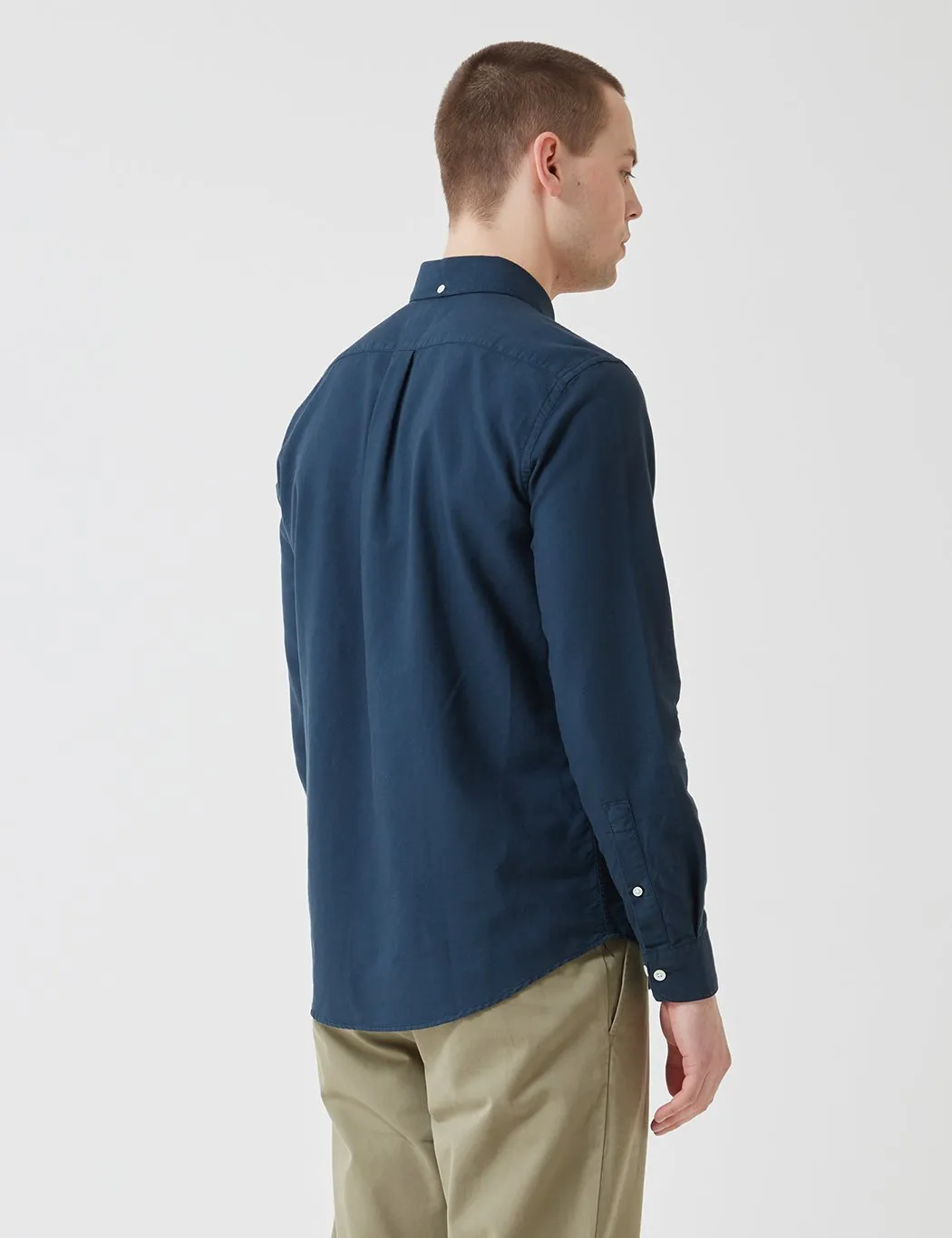 Portuguese Flannel Belavista Shirt (Button Down) - Navy Blue