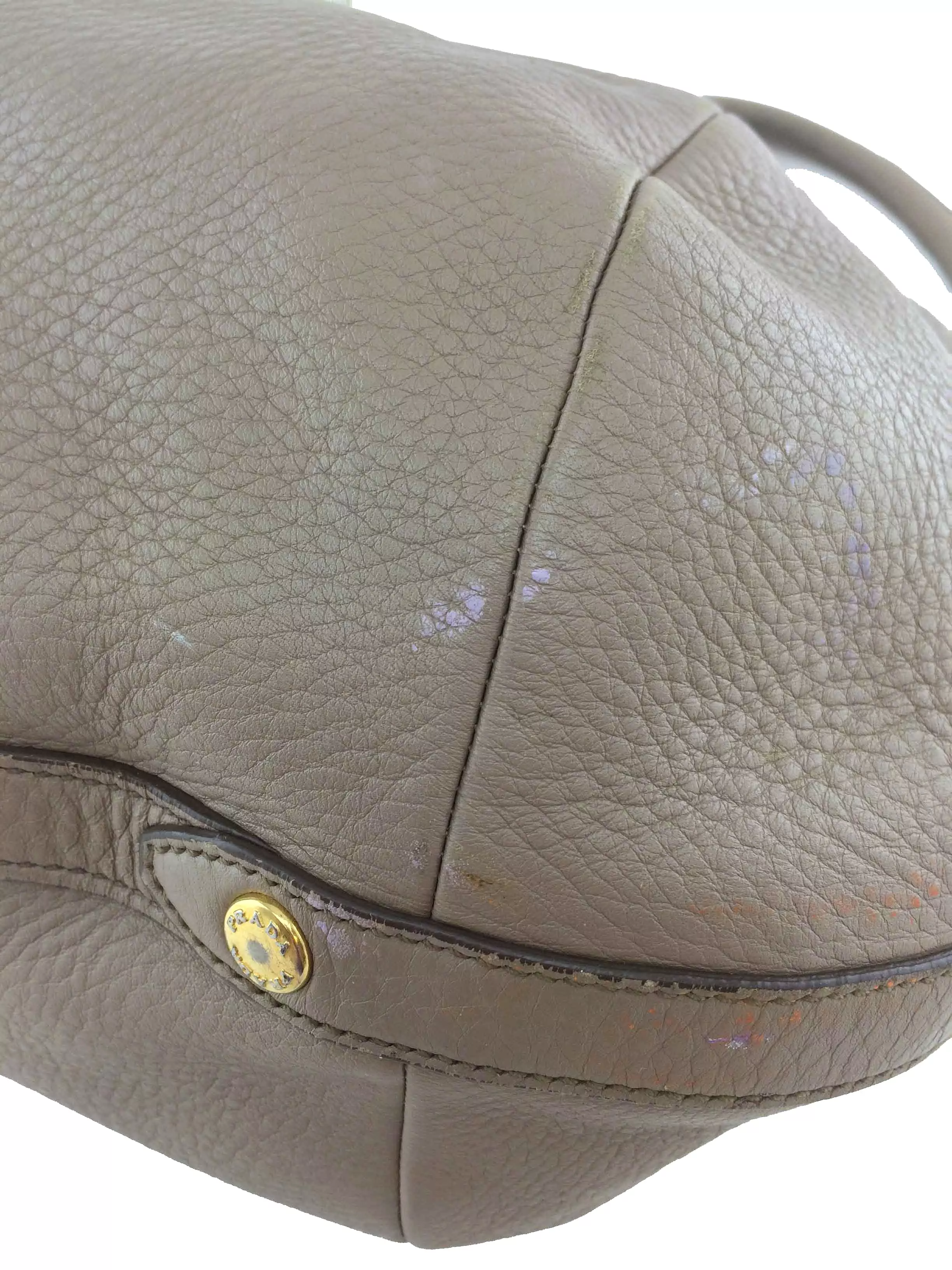 Prada Vitello Diano Leather Hobo Bag