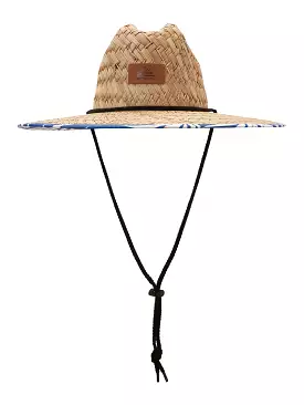 Quiksilver Mens Pierside Print Straw Hat