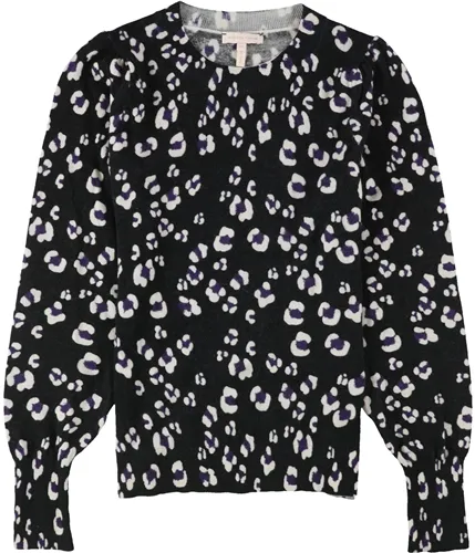 Rebecca Taylor Womens Cheetah Pullover Sweater