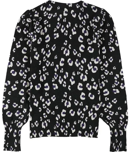 Rebecca Taylor Womens Cheetah Pullover Sweater