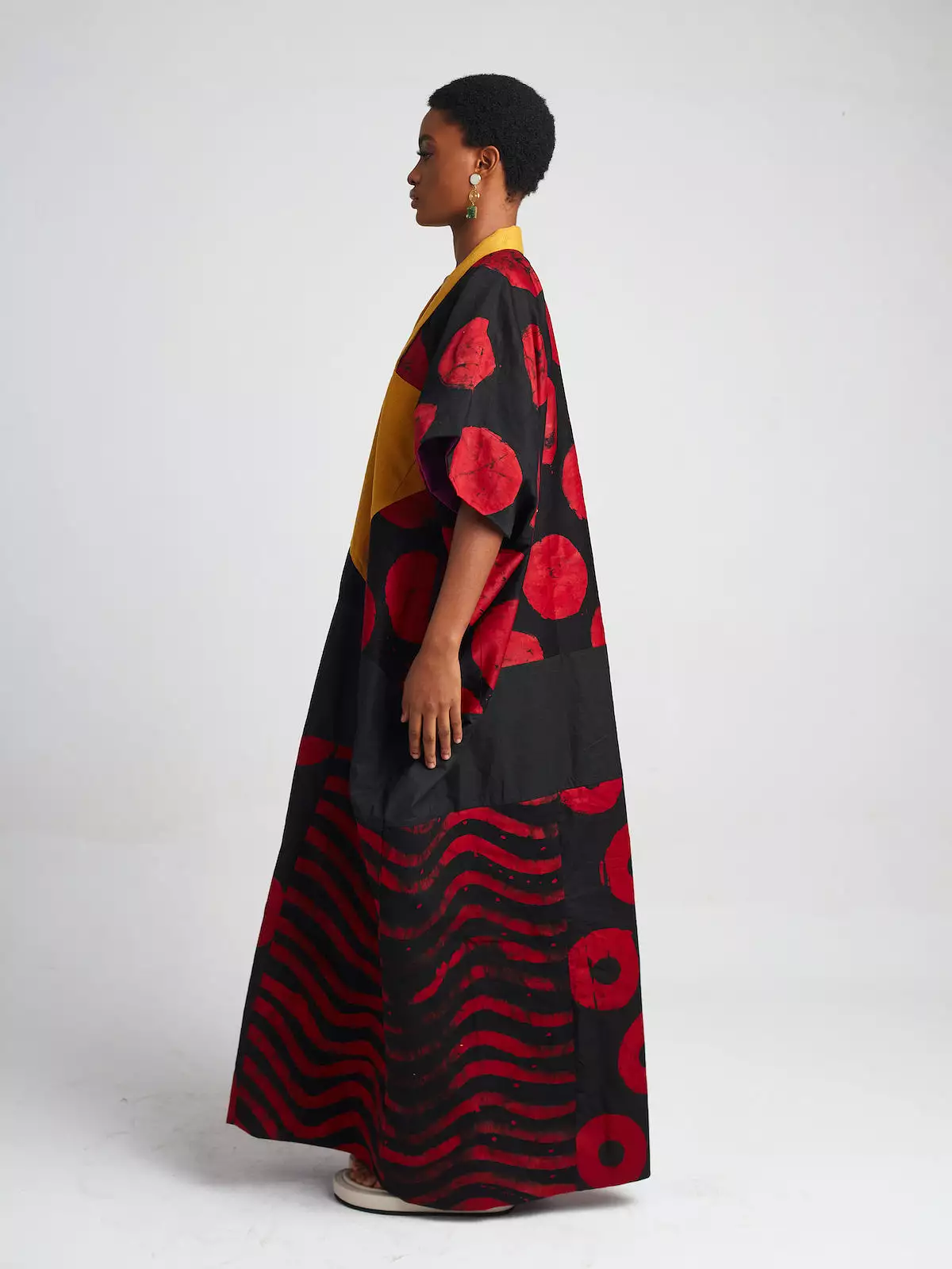 Red & Black Accra Dress