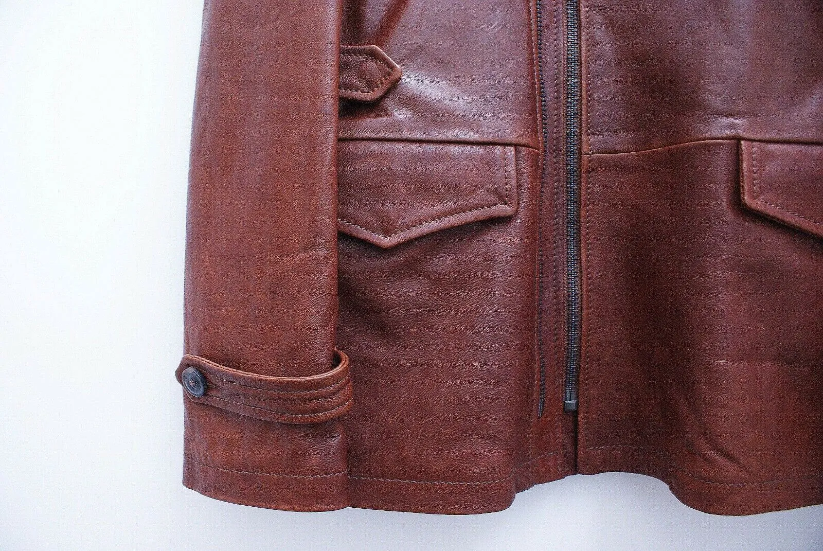 Replica Calfskin Leather Aviators Jacket