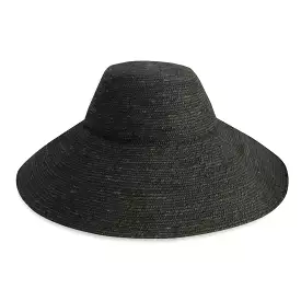 RIRI Jute Straw Hat, in Black