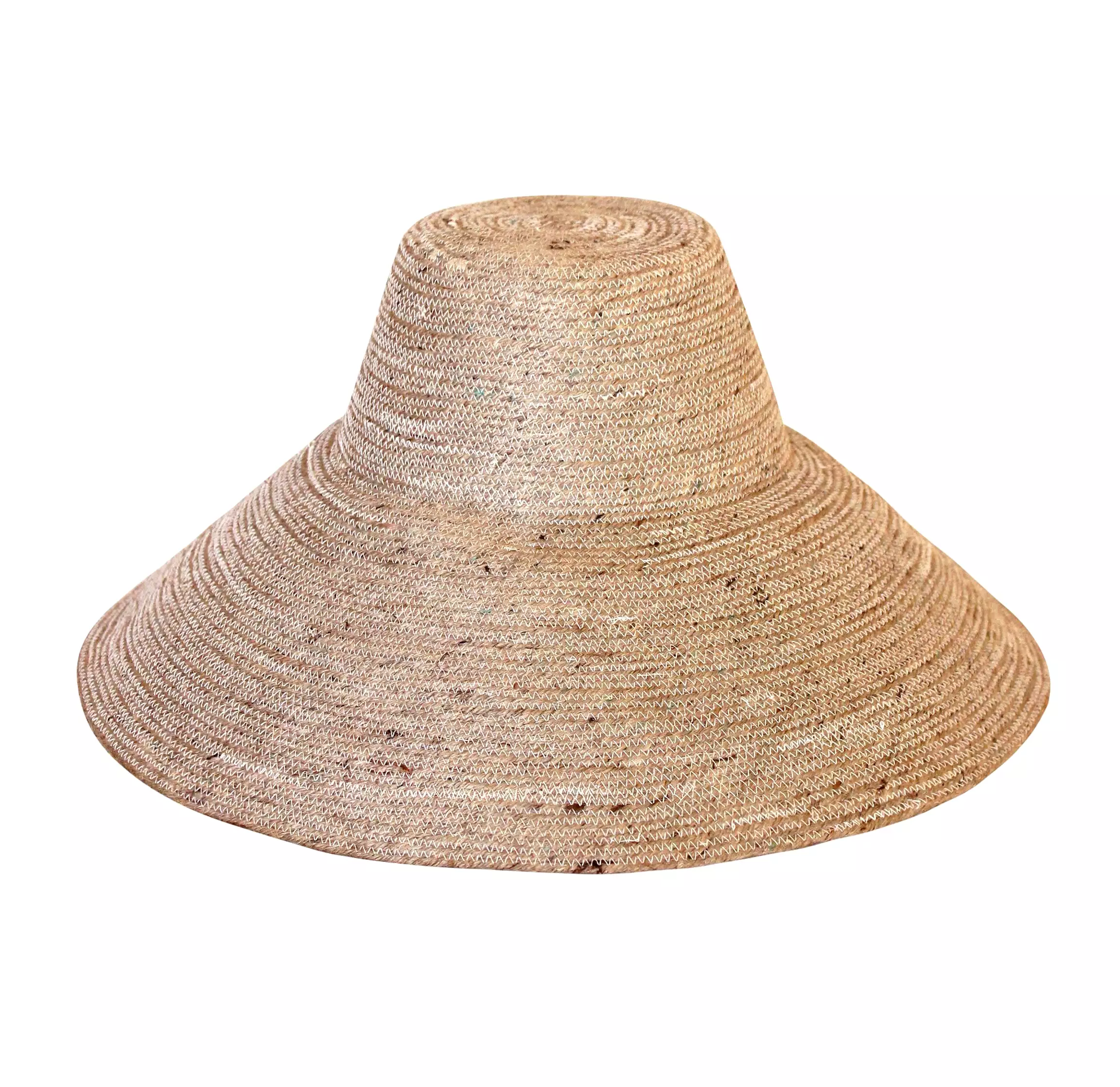 RIRI Jute Straw Hat, in Nude Beige