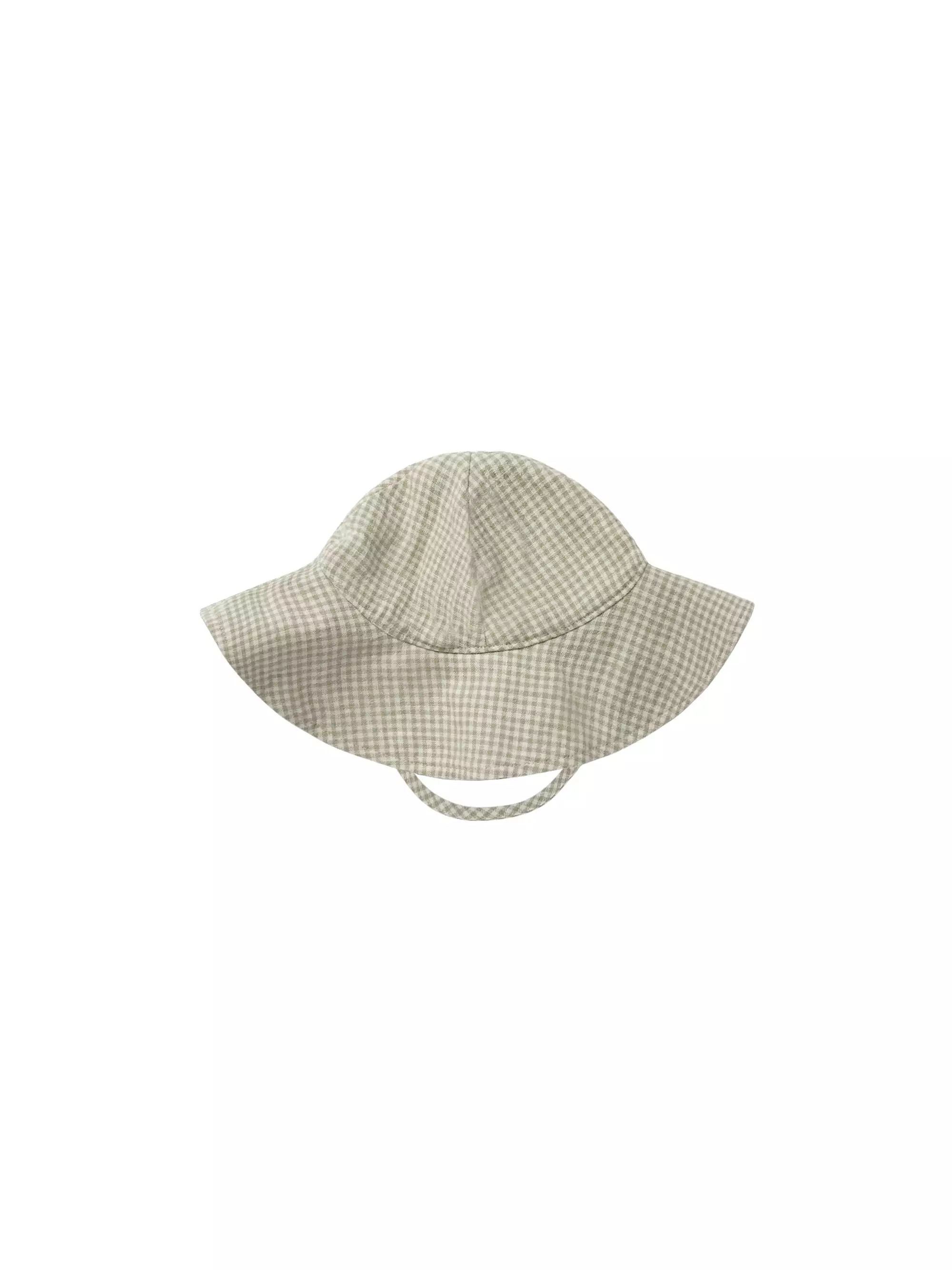 Rylee & Cru - Sage Gingham Floppy Swim Hat