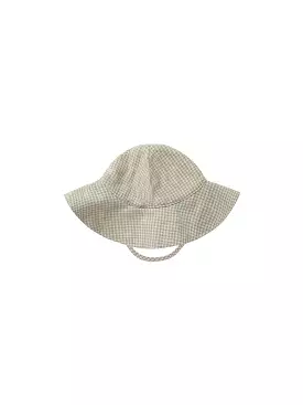 Rylee & Cru - Sage Gingham Floppy Swim Hat