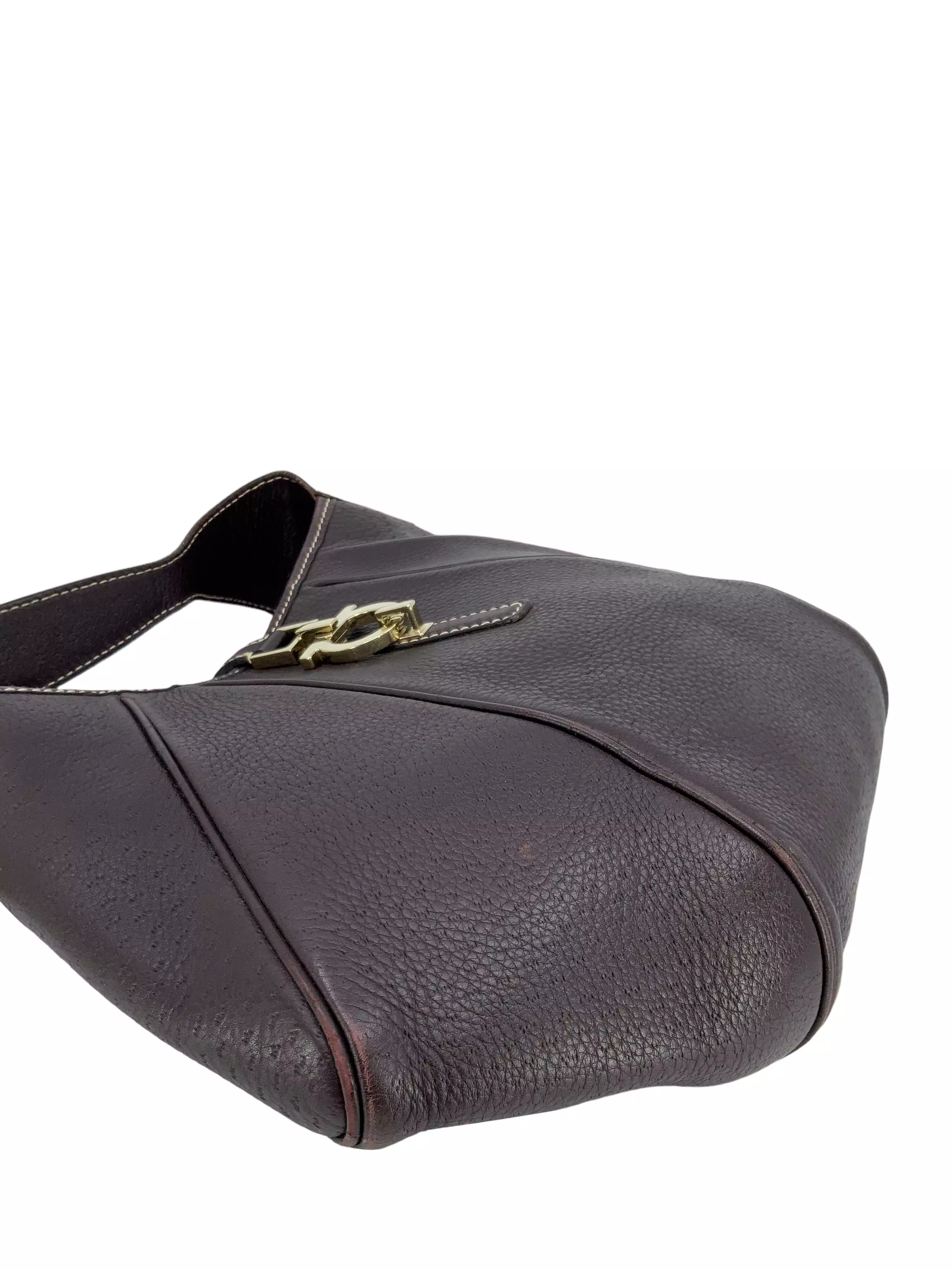 Salvatore Ferragamo Leather Hobo Bag