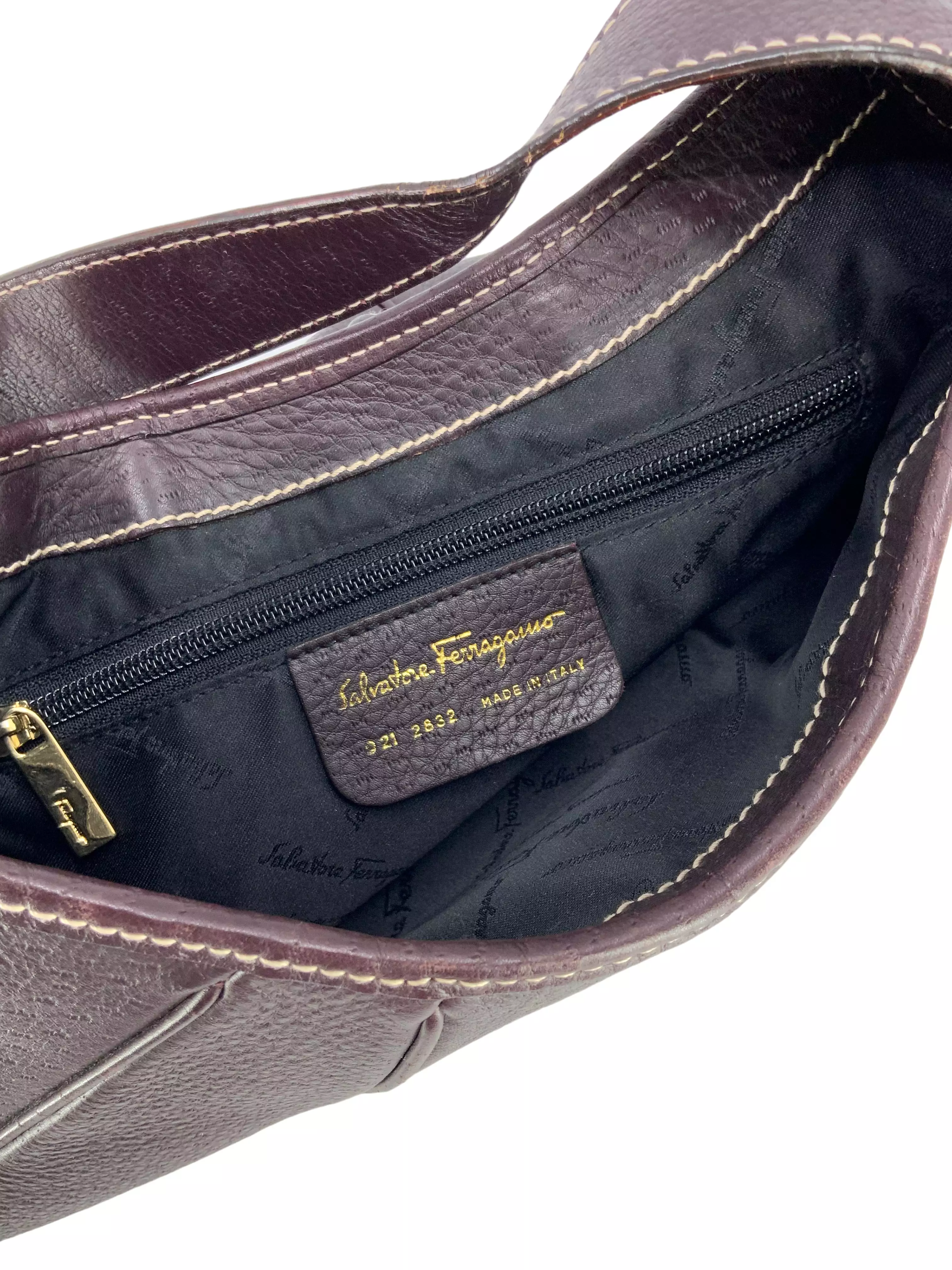 Salvatore Ferragamo Leather Hobo Bag