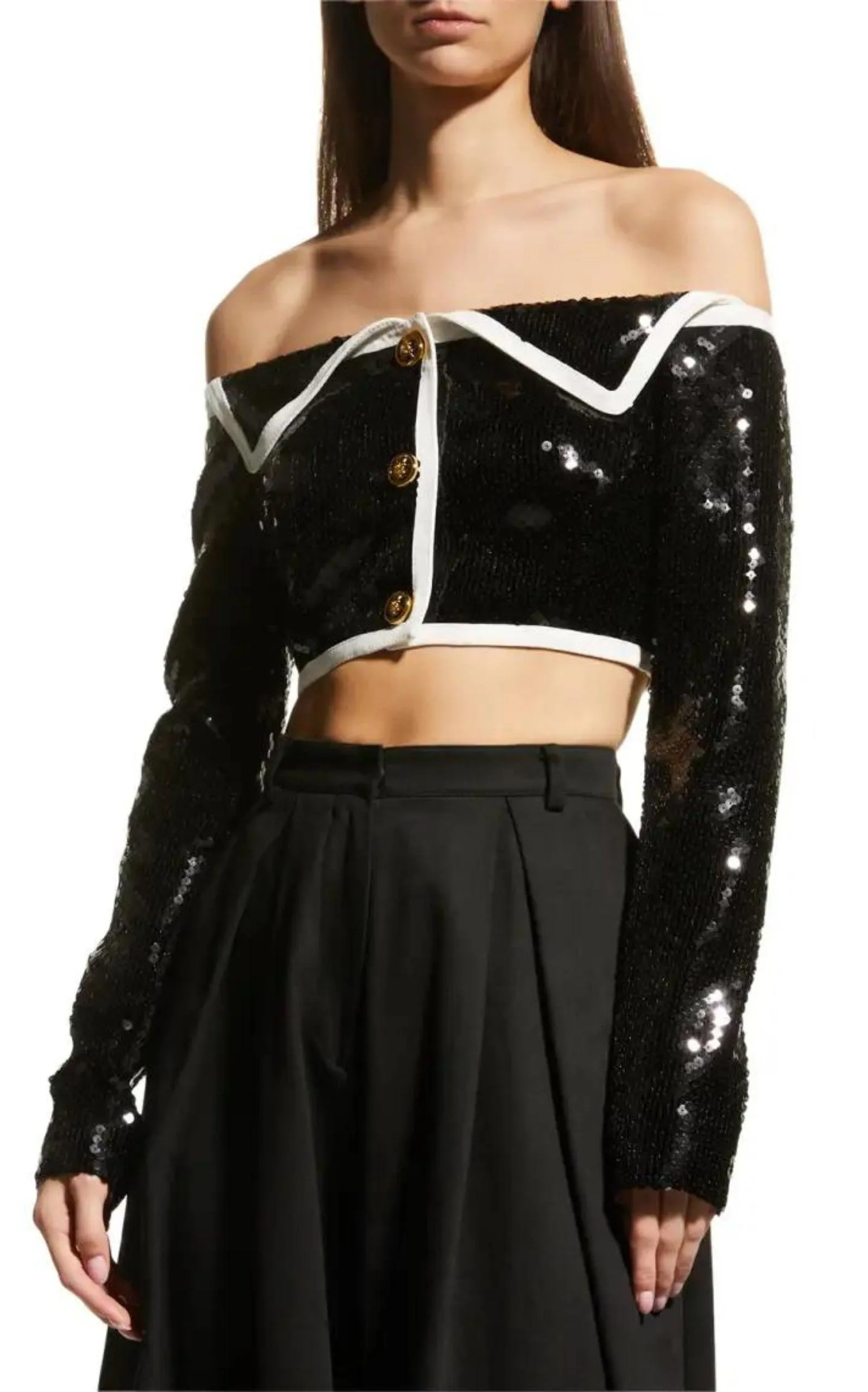 Sequin Bustier Jacket