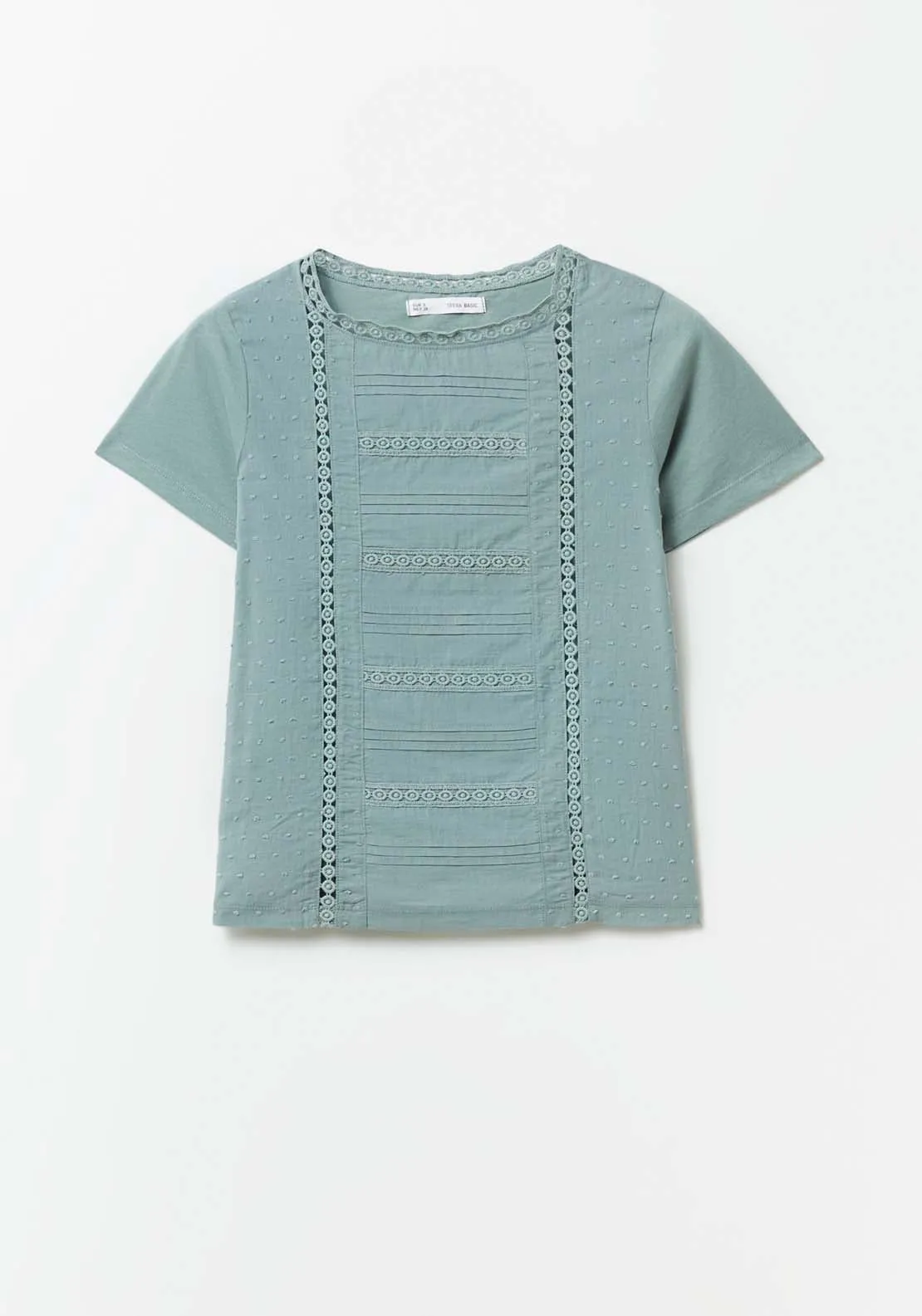 Short Sleeve Top - Green