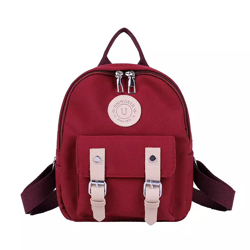 Simple fashion mini backpack trendy small backpack Korean version