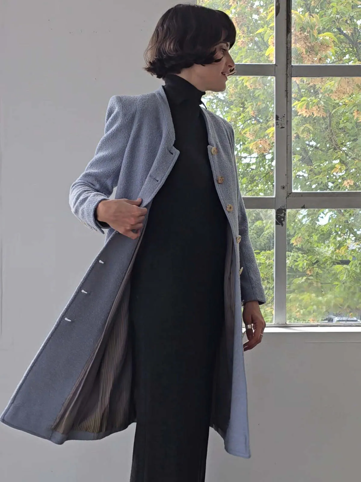 Sonia Rykiel Wool Coat - Sky