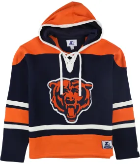 Starter Mens Bears Lace-Up Hoodie Sweatshirt