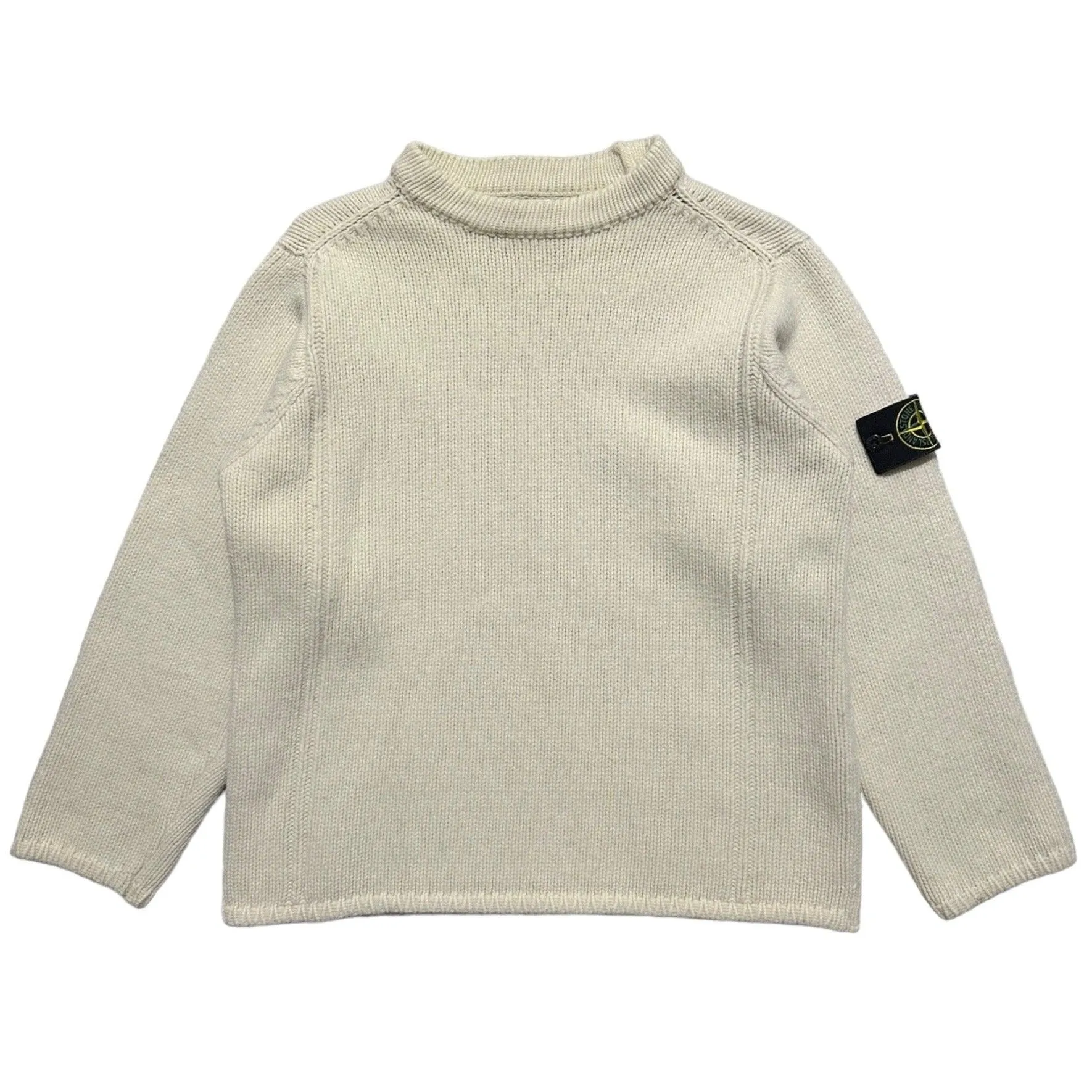 Stone Island 2000 Heavy Knit Cream Jumper