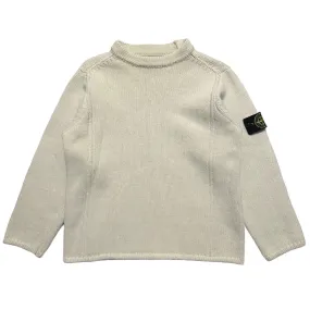 Stone Island 2000 Heavy Knit Cream Jumper