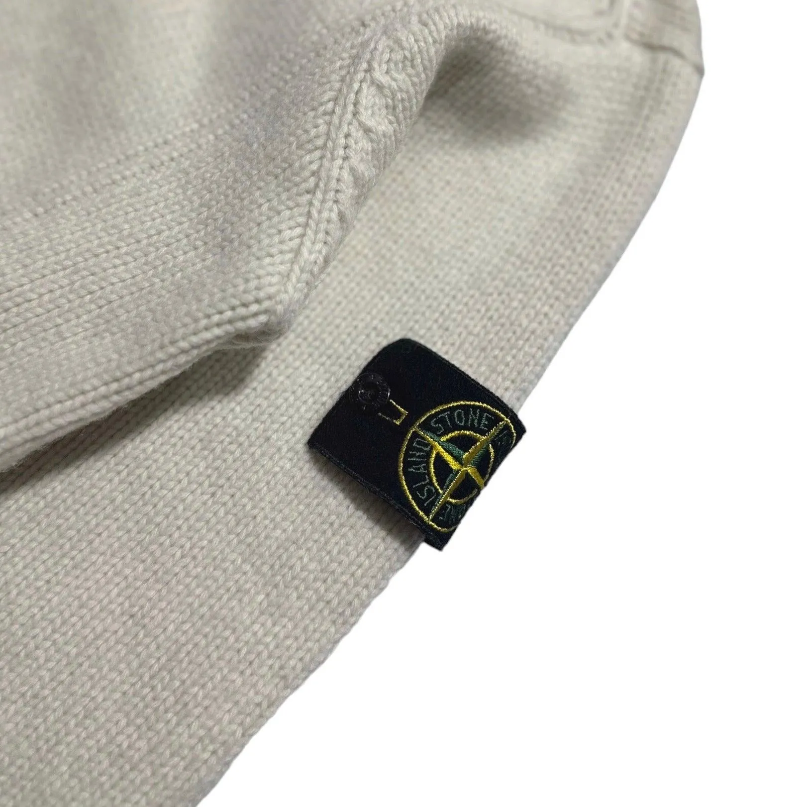 Stone Island 2000 Heavy Knit Cream Jumper