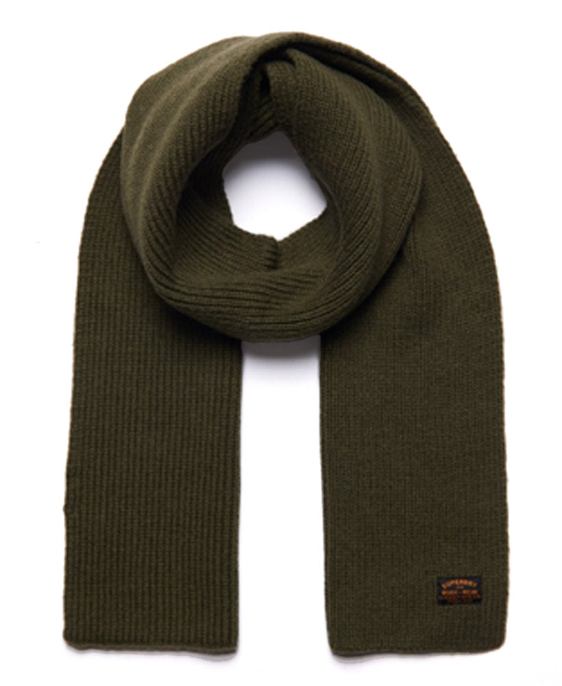 Superdry Mens Knitted Radar Scarf