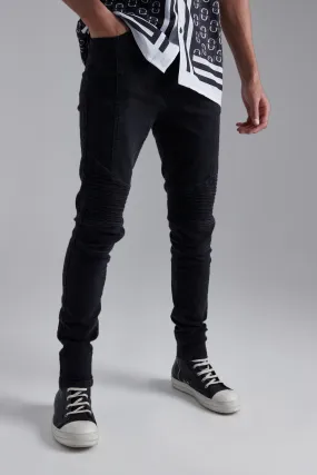 Tall Stretch Skinny Fit Biker Jean