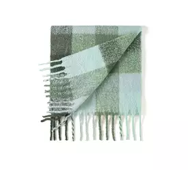 TARRAMARRA Soft Checked Plaid Shawls