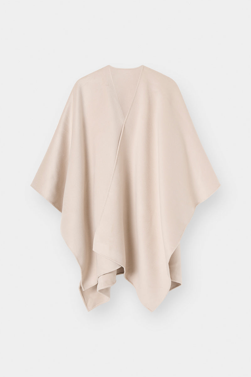 THE CASHMERE CAPE - BONE