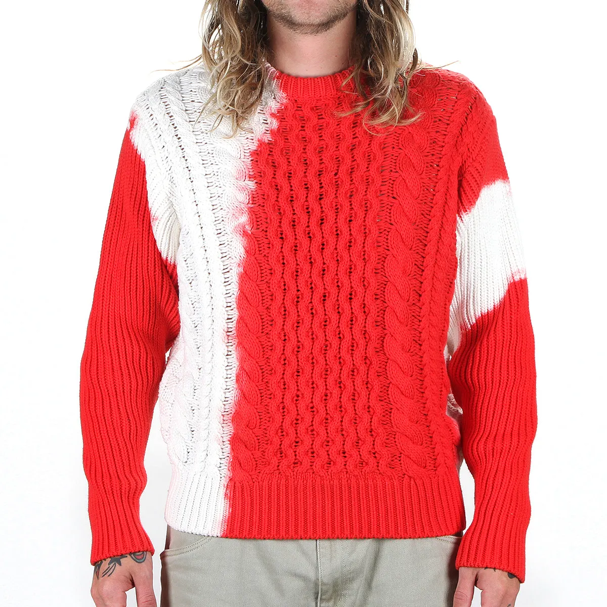 Tie Dye Fisherman Sweater