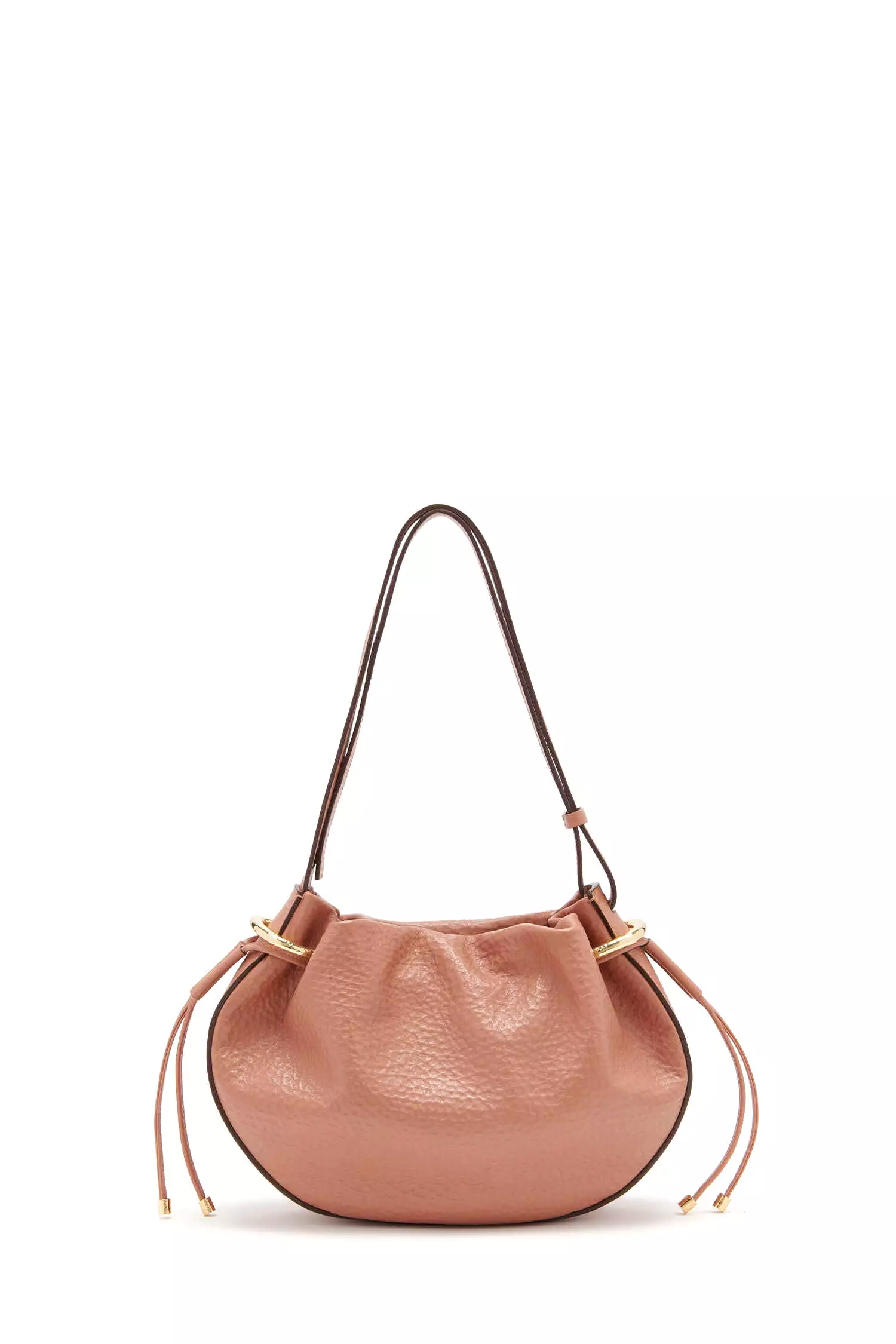 Tilda Ruched Crossbody - Pecan Brown