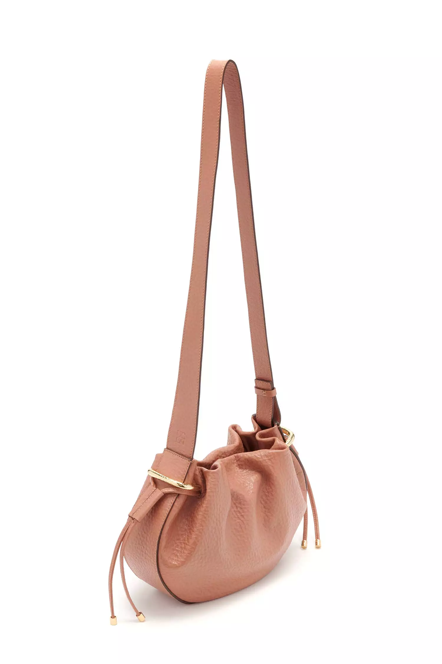 Tilda Ruched Crossbody - Pecan Brown