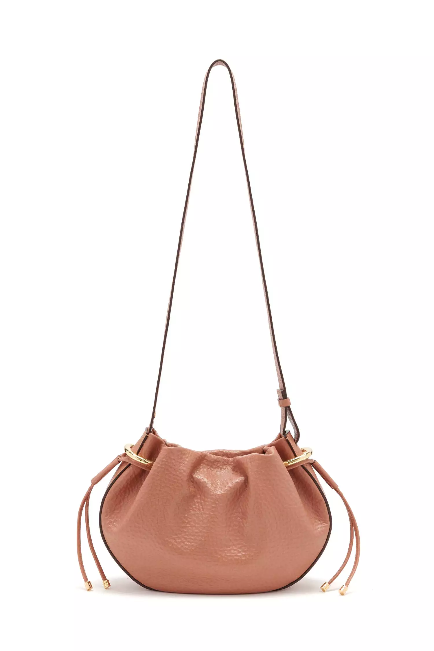 Tilda Ruched Crossbody - Pecan Brown