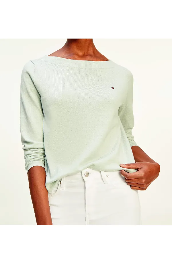 Tommy Hilfiger Women Knit Jumper Soft Green