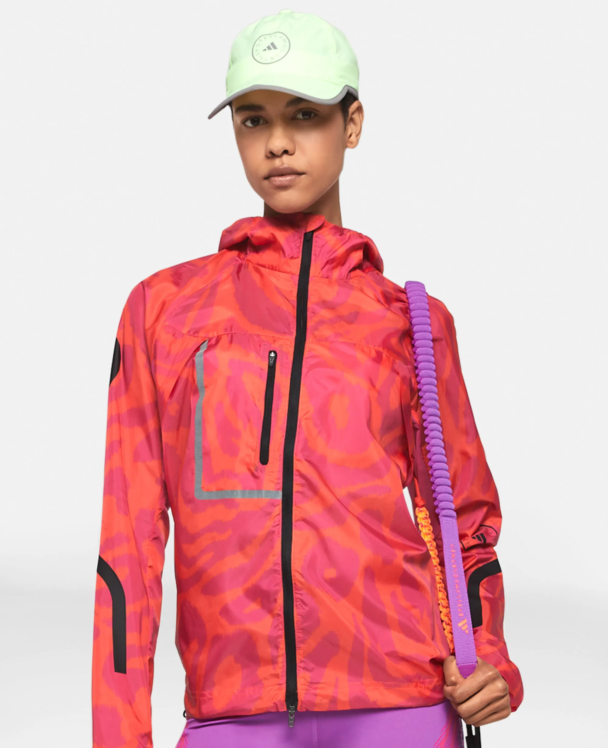 TruePace Leopard Print Running Jacket