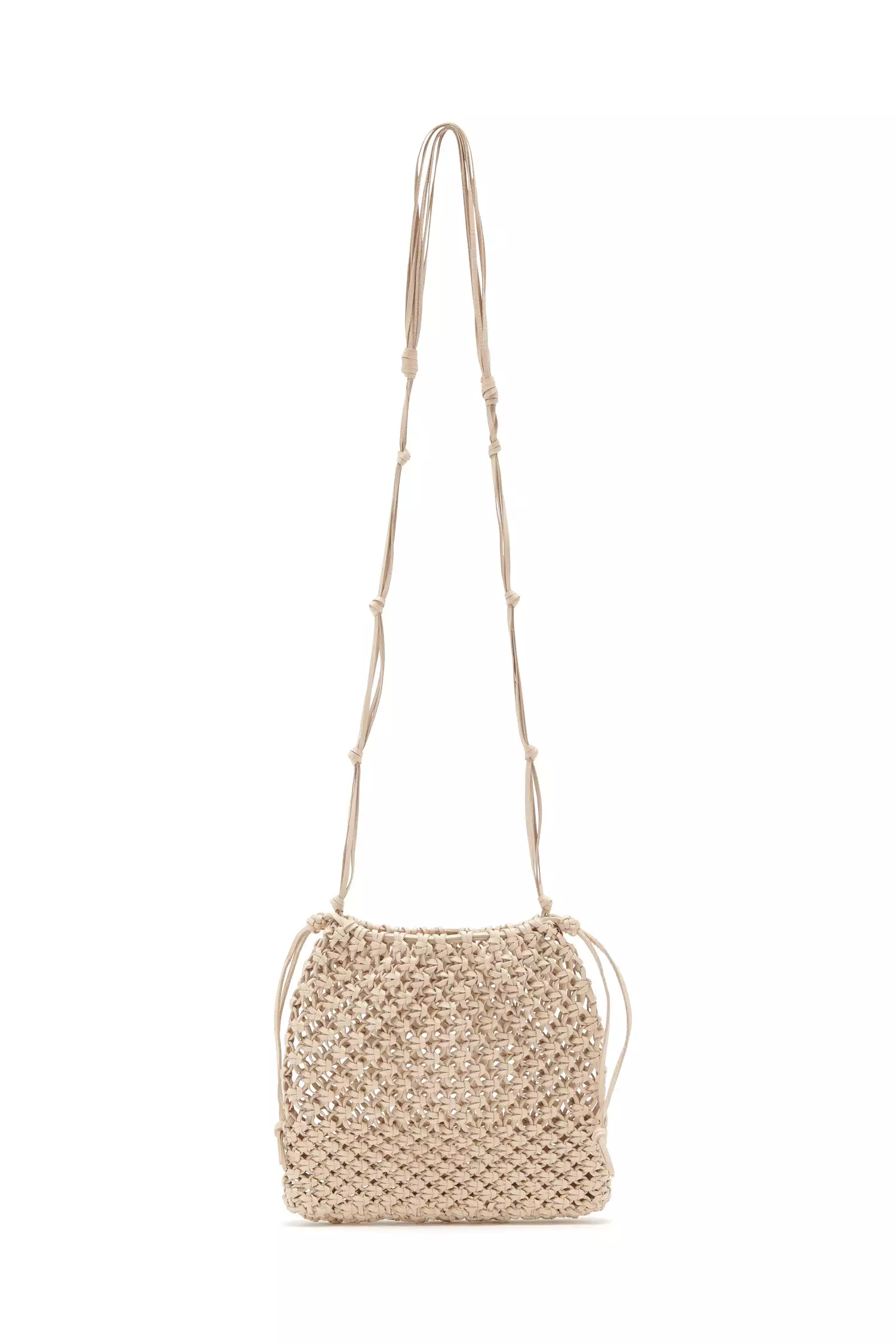 Tulia Knotted Crossbody - Alabaster