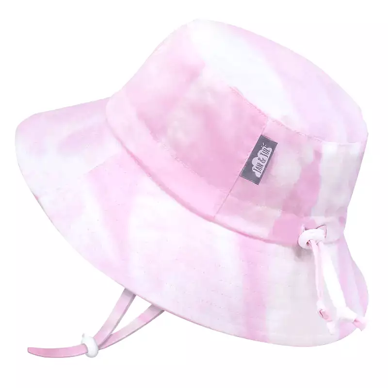 Twinklebelle Pink Tie-Dye Cotton Bucket Hat