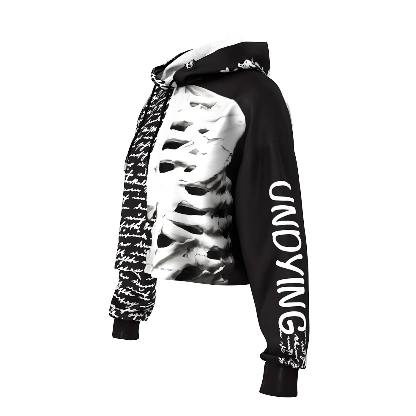 Undying Cropped Hoodie