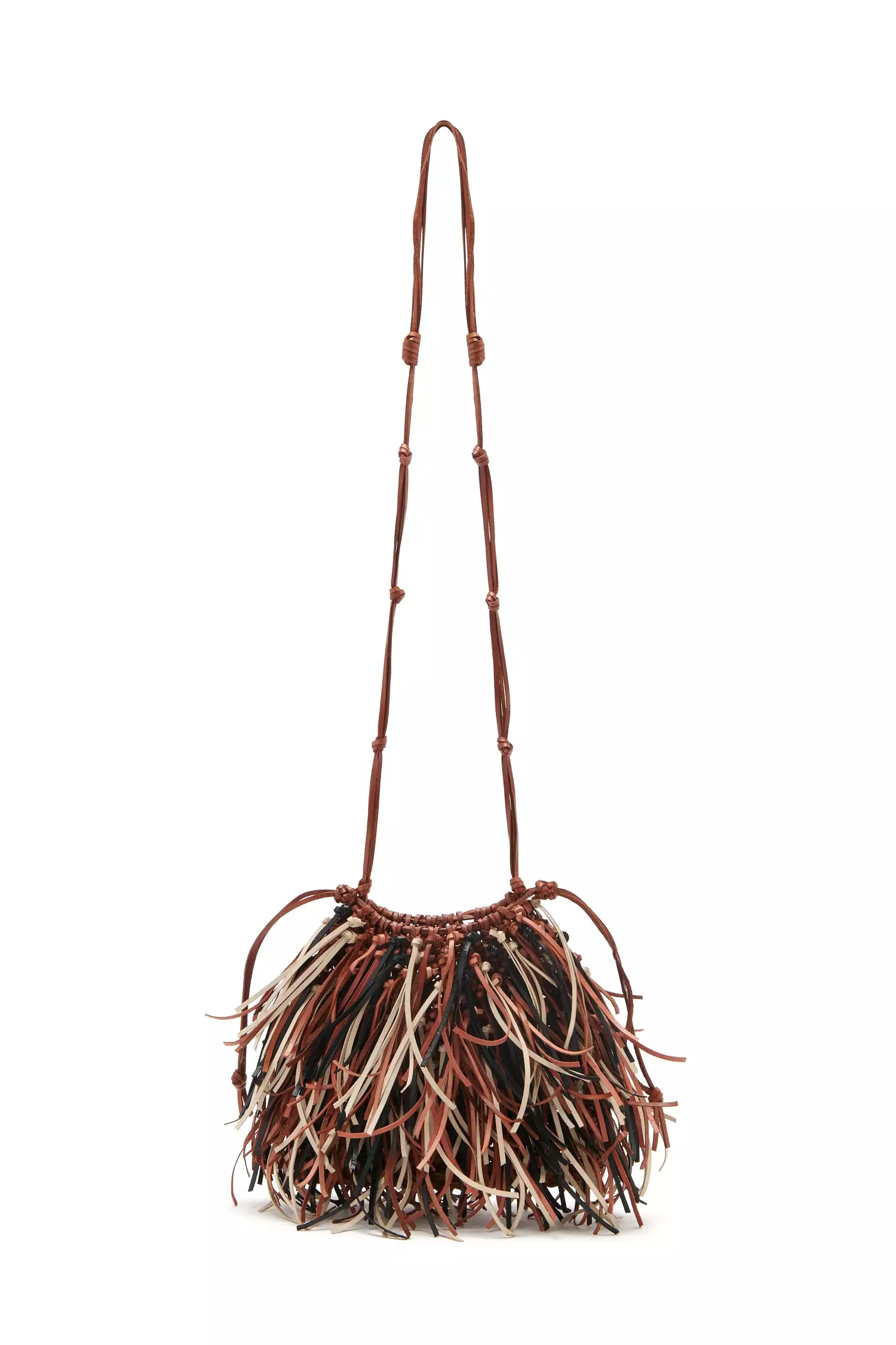 Valeria Fringe Crossbody - Driftwood